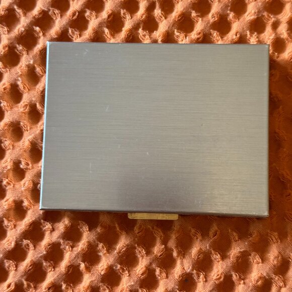 Retro LadyJoy Metal Business Card Case – Art Deco Woman Design - Picture 2 of 3